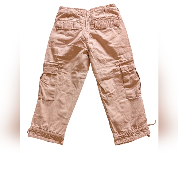 Sundance Cargo Capri Pants - Lot of 2 - Size 4 Heavy Cotton Gray and Pink - Picture 6 of 14